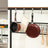 Kitchen Baker's Rack - Metal - Rustic Brown - Multi-Functional with Storage Shelves and Hooks