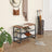 Shoe Bench - Metal - Rustic Brown