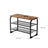 Shoe Bench - Metal - Rustic Brown