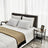 Side Table Set - Metal - Adjustable Mesh Shelves