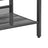 Side Table Set - Metal - Adjustable Mesh Shelves