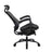 Ergonomic Office Chair - Mesh - Black - Adjustable Seat and Backrest with Headrest and Lumbar Support