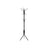 Clothes Stand - Metal - Black - 182 cm Height with Hat and Handbag Hooks