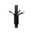 Clothes Stand - Metal - Black - 182 cm Height with Hat and Handbag Hooks