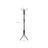 Clothes Stand - Metal - Black - 182 cm Height with Hat and Handbag Hooks