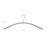 Heavy Duty Metal Coat Hangers - Metal - Grey - 360° Swivel Hook