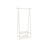 Metal Coat Rack - Metal - Black - 2-Tier Entryway Organizer with Shoe and Hat Stand