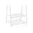 Metal Coat Rack - Metal - Black - 2-Tier Entryway Organizer with Shoe and Hat Stand