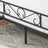 Double Bed Frame - Metal - Black - Fits 140 x 190 cm Mattress