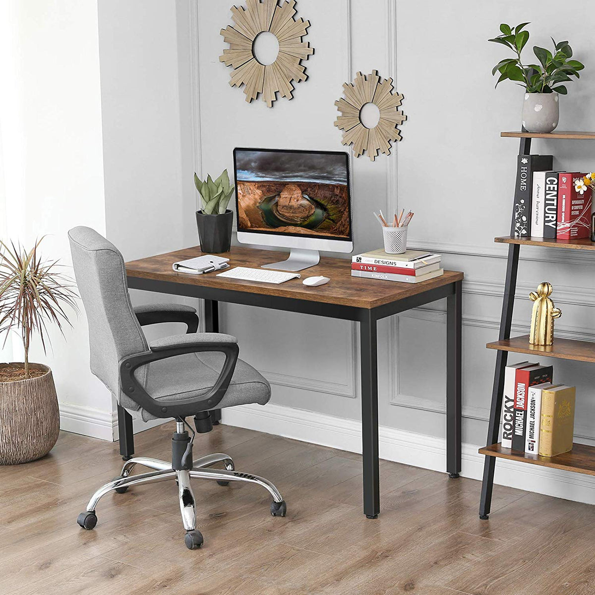 Computer Desk – Adjustable Feet – Steel Frame