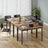 Computer Desk - Metal - Black and White - Large Desktop