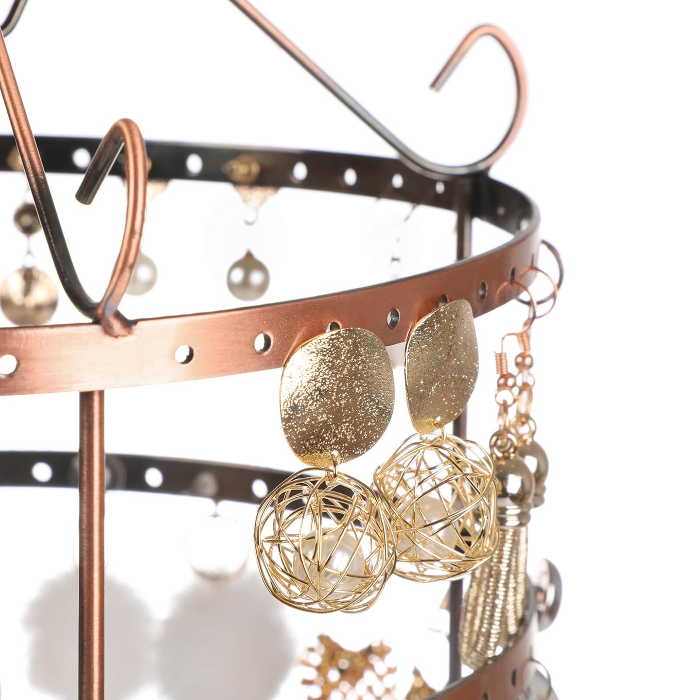 Metal Jewellery Holder - Copper - Earring