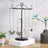 Jewellery Rack - Metal - White - Multi-Functional Display for Necklaces