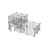 Pet Playpen - Metal Mesh - Black - Customisable Fence with Door for Small Animals