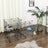 Pet Playpen - Metal Mesh - Black - Customisable Fence with Door for Small Animals