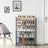 5-Tier Metal Mesh Shoe Rack - Cool Grey - Stackable Design for 15 to 20 Pairs of Shoes