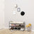 Shoe Rack - Steel - Grey - Holds Up to 15 Pairs