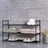 Shoe Rack - Steel - Grey - Holds Up to 15 Pairs
