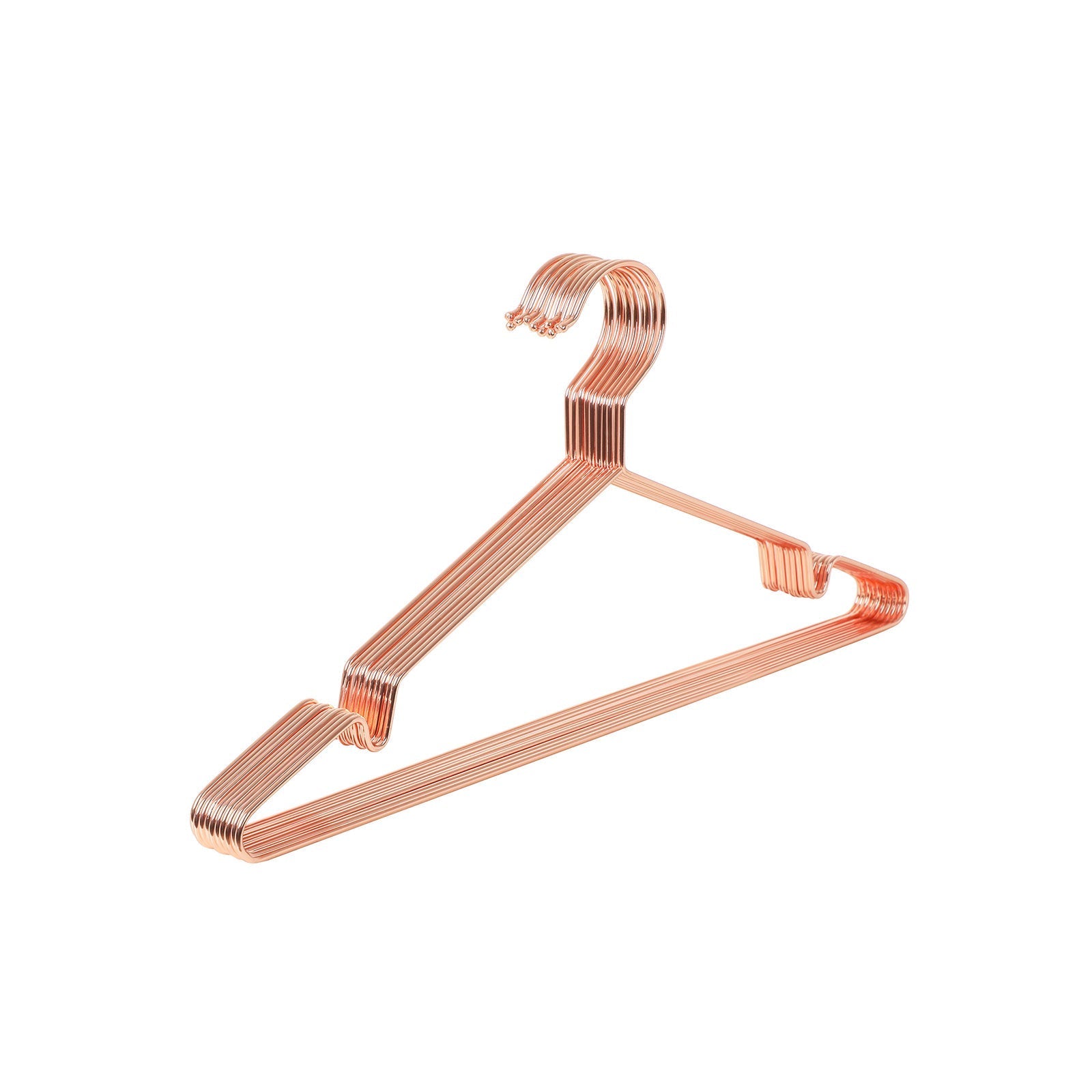 Metal Clothes Hanger - Rose Gold - Chromium-plated
