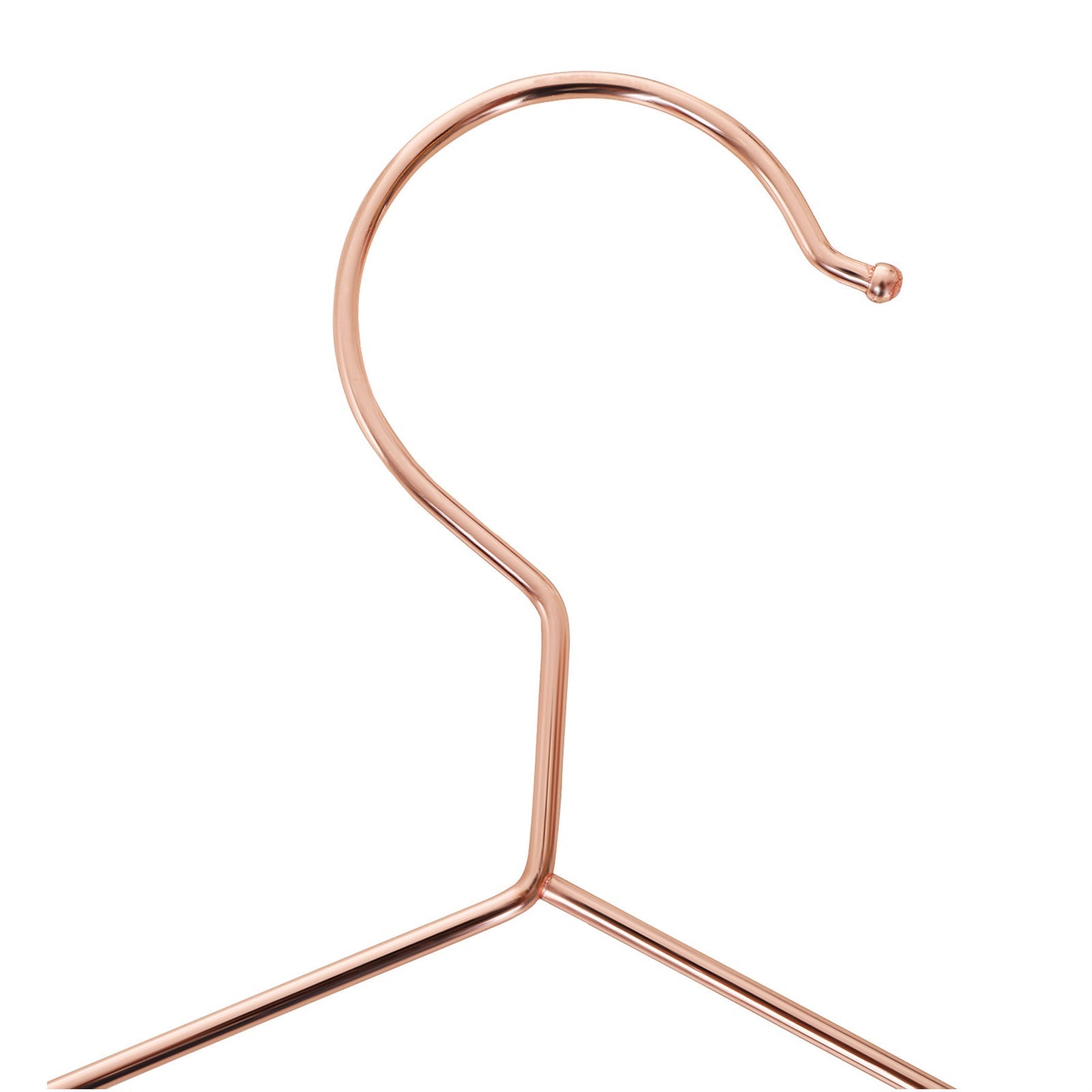 Metal Clothes Hanger - Rose Gold - Chromium-plated