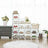 Modular DIY Storage Unit - 16 Cube Design - Metal Wire - White