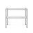 Microwave Oven Rack - Metal - Charcoal Grey - 2-Tier with Adjustable Shelves and Hooks