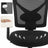 Mid-back Office Chair - Mesh - Black - Swivel with Adjustable Lumbar Support and Armrests