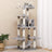 Cat Tree - Wood - Light Grey - Hammock and Scratching Post