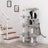 Cat Tree - Wood - Light Grey - Hammock and Scratching Post