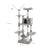 Cat Tree - Wood - Light Grey - Hammock and Scratching Post