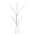 Coat Rack Stand - Faux Marble - White