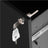 Mobile File Cabinet - Metal - Matte Black - Lockable with 3 Drawers