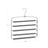 Multi-Bar Pants Hangers - Metal - Black - Space-Saving with Non-Slip Padding