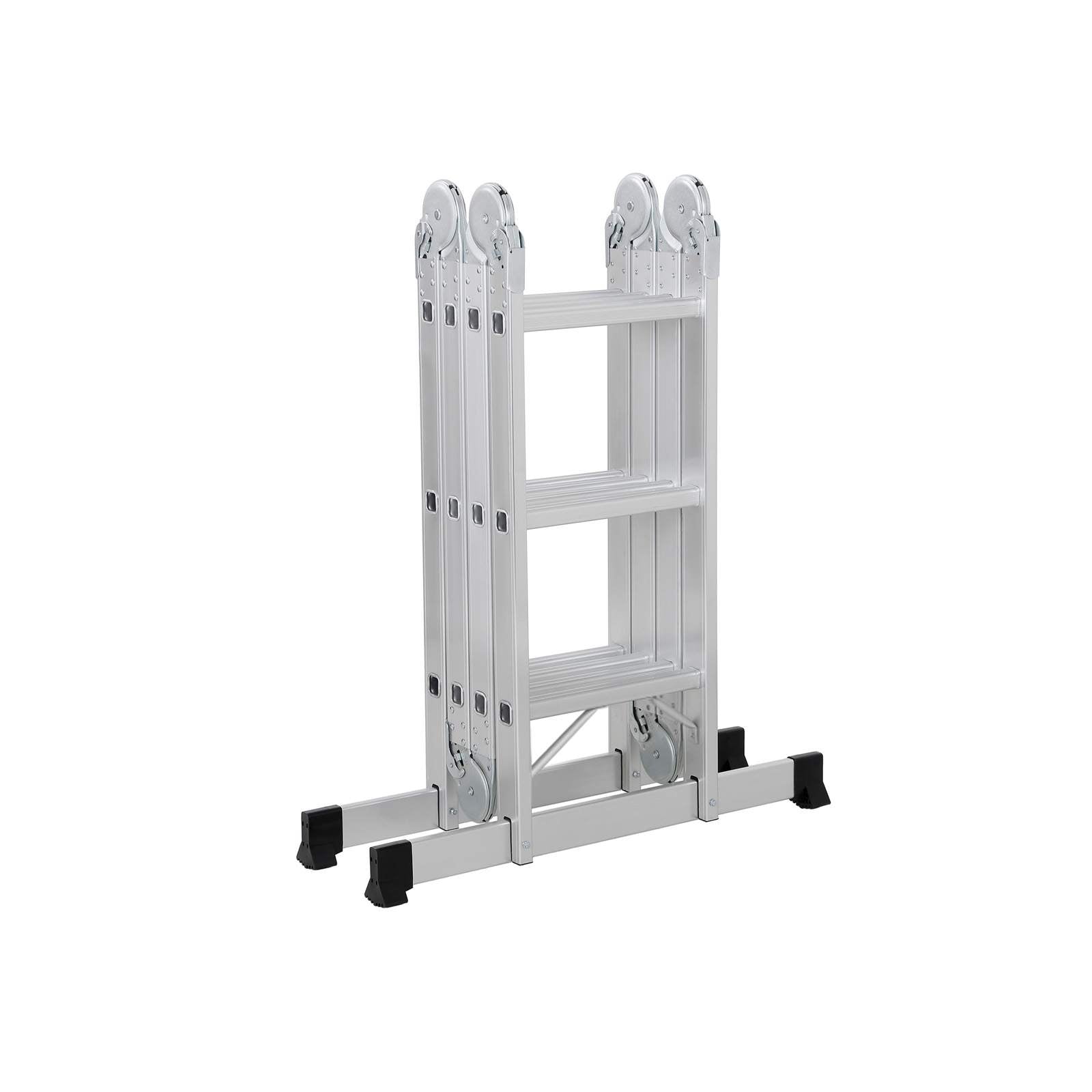Multi-Purpose Ladder - Aluminium - Silver - 150 kg Capacity