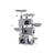 Cat Tower - 3-Level with Cat Caves - Engineered Wood - Light Grey