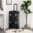 Nail Art Trolley - Aluminum - Black - 75 cm Packing Organizer