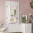 Jewelry Armoire - Wood - White - Wall-Mounted with LED Lighting and Full-Length Mirror