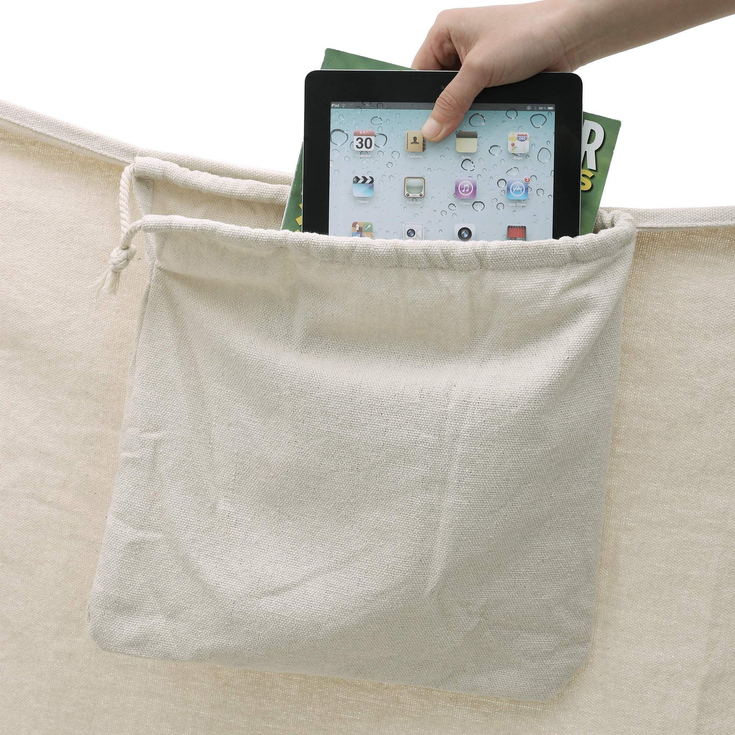 Hammock - Cotton - Natural White - Portable Outdoor Design