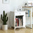 Nightstand - White - Wooden
