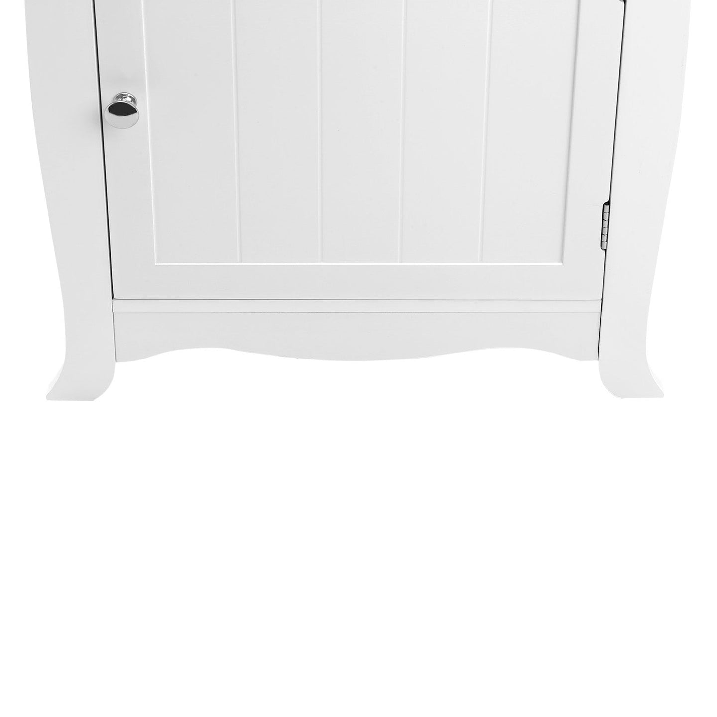 Nightstand - White - Wooden
