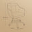 Office Chair - Cotton-Linen Fabric - Black - Adjustable Height