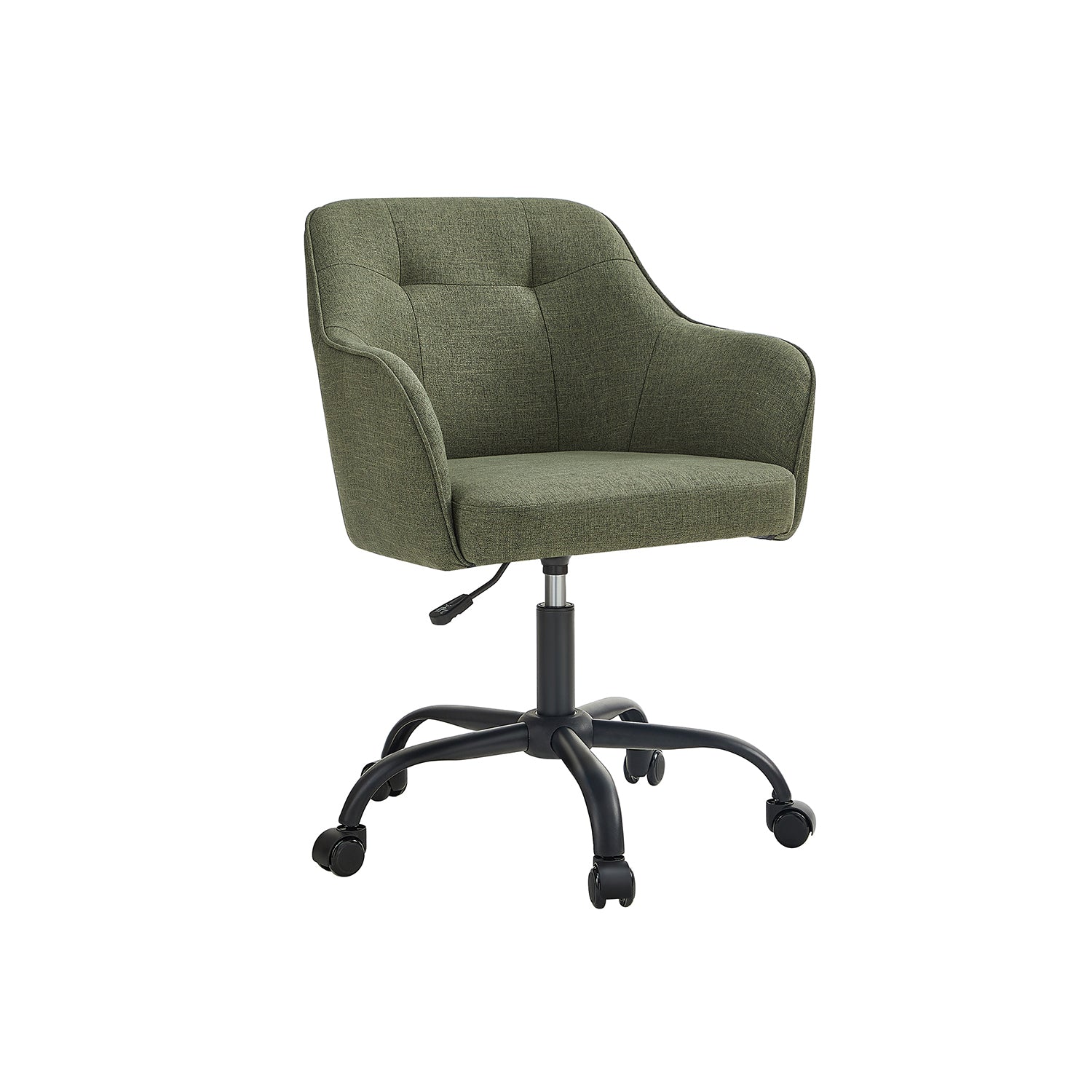 Office Chair - Linenette Fabric - Green - Ergonomic
