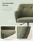 Office Chair - Linenette Fabric - Green - Ergonomic