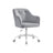 Swivel Office Chair - Linenette Fabric - Dove Grey - Ergonomic Design