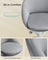 Swivel Chair - Velvet - Dove Grey - Foam Padding