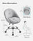Office Chair - Foam - Dove Grey - Swivel Design with Adjustable Height