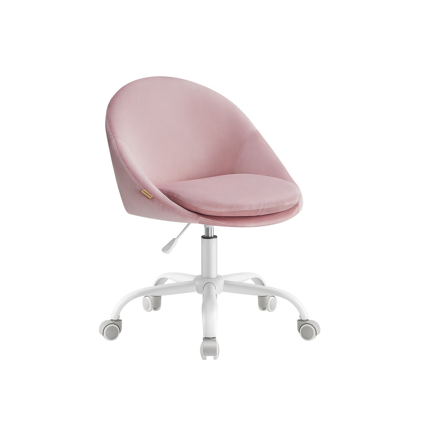 Swivel Chair - Velvet - Jelly Pink - Foam Padding