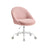 Office Chair - Teddy Fleece and Foam - Jelly Pink