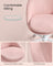Office Chair - Teddy Fleece and Foam - Jelly Pink