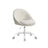 Office Chair - Foam - Dove Grey - Swivel Design with Adjustable Height